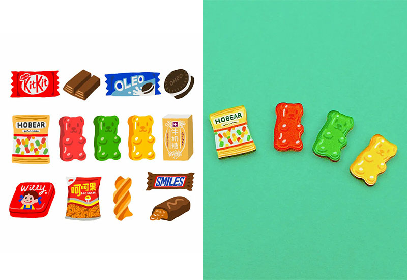 日日野餐 經典零食系列 耳環耳夾別針(多款可選)